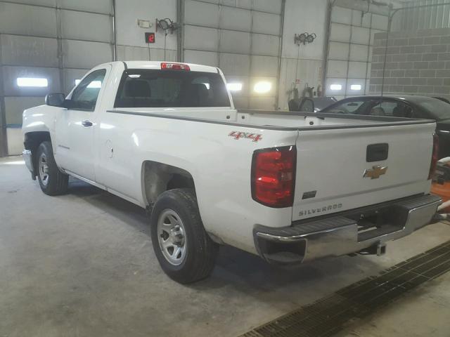 1GCNKPEC4EZ393466 - 2014 CHEVROLET SILVERADO WHITE photo 3