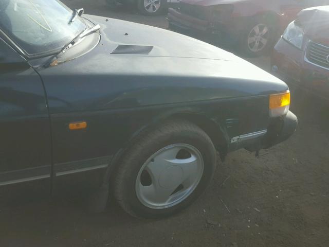 YS3AL76L1R7001144 - 1994 SAAB 900 GREEN photo 9