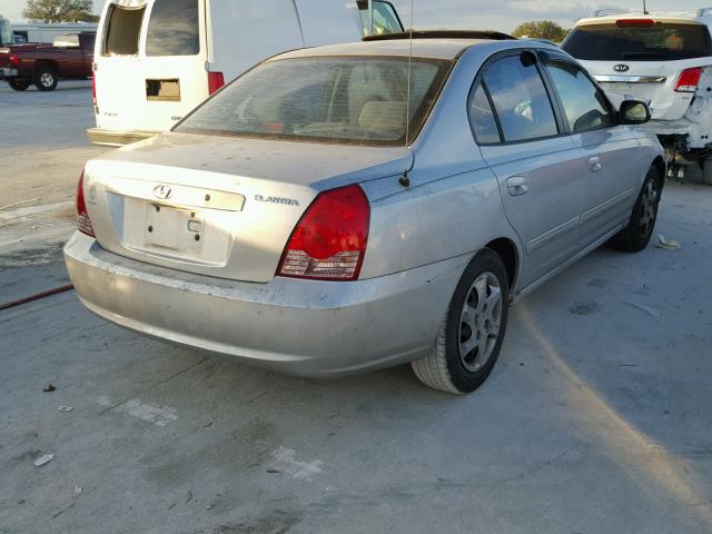 KMHDN46D55U054863 - 2005 HYUNDAI ELANTRA GL GRAY photo 4