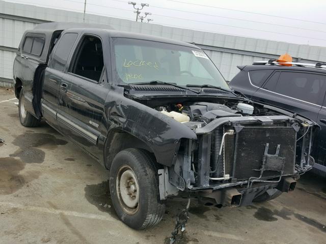 2GCEK19N241246109 - 2004 CHEVROLET SILVERADO BLACK photo 1