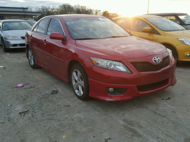 4T1BF3EK0AU511331 - 2010 TOYOTA CAMRY BASE RED photo 1