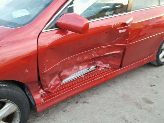 4T1BF3EK0AU511331 - 2010 TOYOTA CAMRY BASE RED photo 9