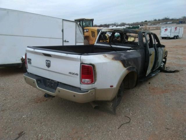 3C63RRKL2EG306478 - 2014 RAM 3500 LONGH WHITE photo 4