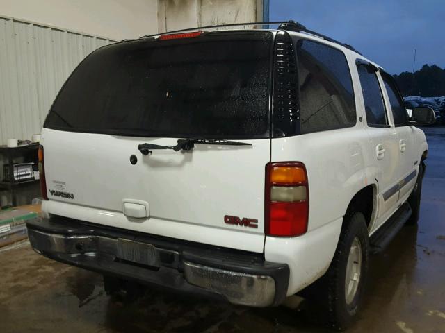 1GKEK13Z03R132003 - 2003 GMC YUKON WHITE photo 4