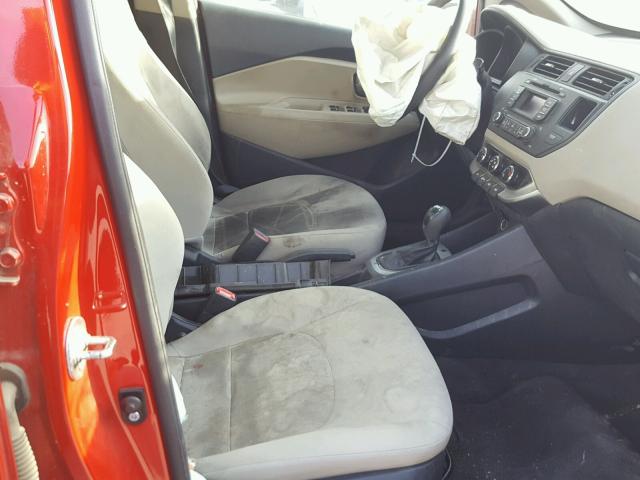 KNADM4A33D6225034 - 2013 KIA RIO LX Կարմիր լուսանկար 5