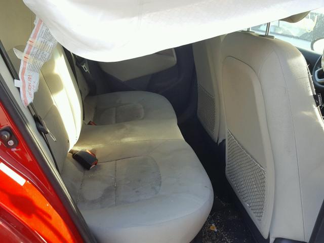 KNADM4A33D6225034 - 2013 KIA RIO LX Կարմիր լուսանկար 6