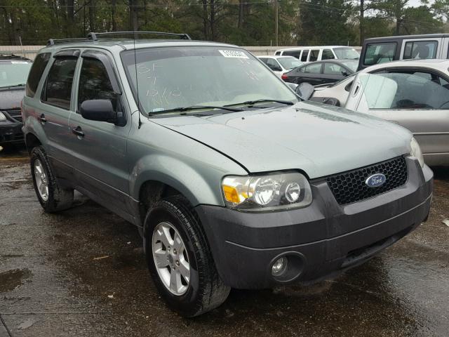 1FMYU031X6KB79166 - 2006 FORD ESCAPE XLT GREEN photo 1