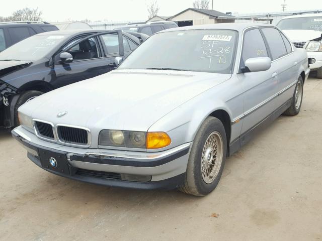 WBAGJ8323WDM09843 - 1998 BMW 740 IL SILVER photo 2