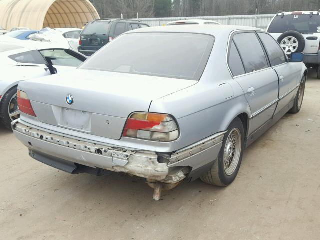 WBAGJ8323WDM09843 - 1998 BMW 740 IL SILVER photo 4