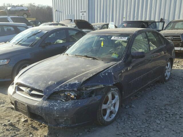 4S3BL616377209305 - 2007 SUBARU LEGACY 2.5 BLUE photo 2