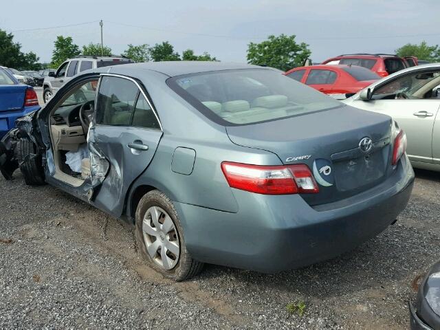 4T1BE46K49U834767 - 2009 TOYOTA CAMRY BASE TURQUOISE photo 3