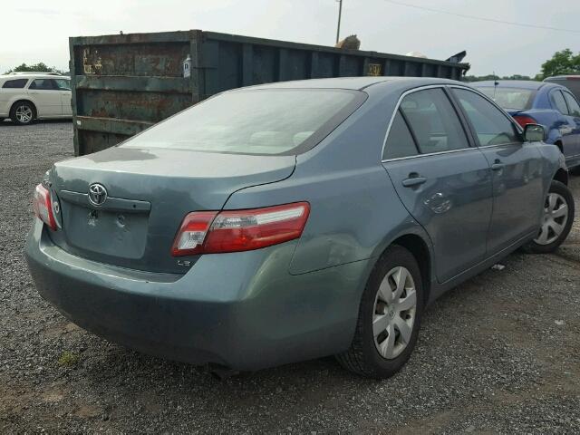 4T1BE46K49U834767 - 2009 TOYOTA CAMRY BASE TURQUOISE photo 4