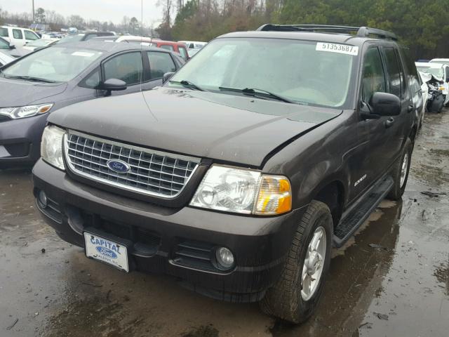 1FMDU73W35UB11653 - 2005 FORD EXPLORER X BROWN photo 2