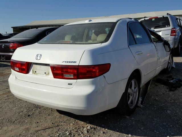 1HGCM56855A145565 - 2005 HONDA ACCORD EX WHITE photo 4