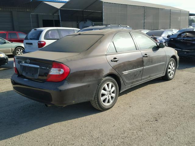 JTDBE32K630243651 - 2003 TOYOTA CAMRY LE ყავისფერი ფოტო 4
