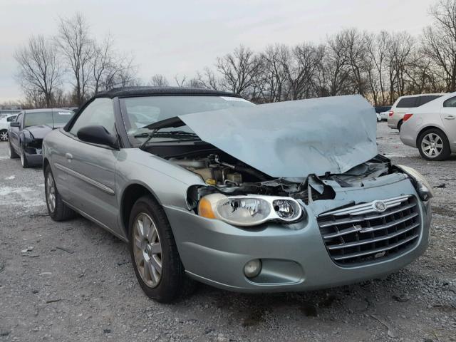 1C3EL65R06N172844 - 2006 CHRYSLER SEBRING LI GREEN photo 1