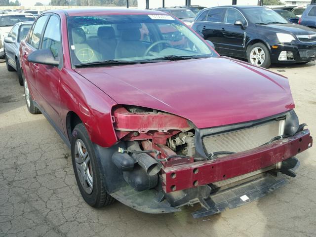 1G1ZS58F17F249754 - 2007 CHEVROLET MALIBU LS BURGUNDY photo 1