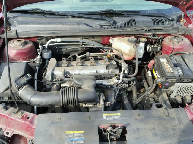 1G1ZS58F17F249754 - 2007 CHEVROLET MALIBU LS BURGUNDY photo 7