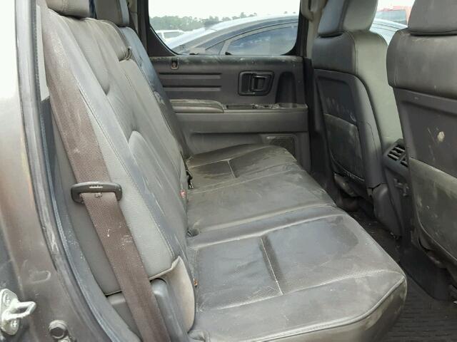 2HJYK16577H509333 - 2007 HONDA RIDGELINE GRAY photo 6