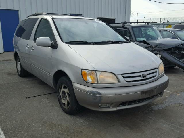 4T3ZF13C31U326003 - 2001 TOYOTA SIENNA LE SILVER photo 1