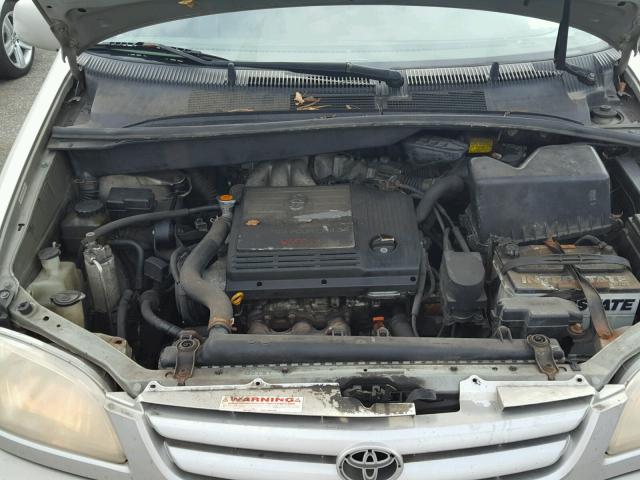 4T3ZF13C31U326003 - 2001 TOYOTA SIENNA LE SILVER photo 7