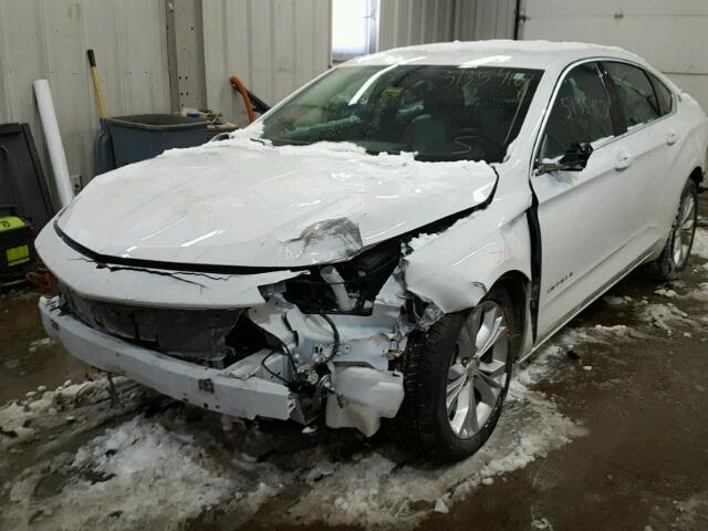 1G1115SL9FU136577 - 2015 CHEVROLET IMPALA LT WHITE photo 2