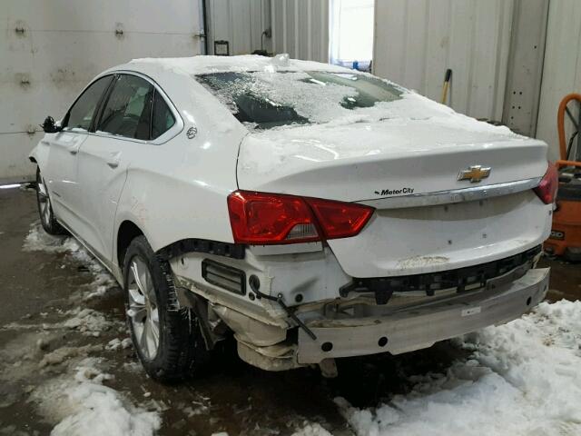 1G1115SL9FU136577 - 2015 CHEVROLET IMPALA LT WHITE photo 3