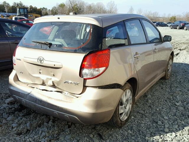 2T1KR32E83C059249 - 2003 TOYOTA COROLLA MA BEIGE photo 4