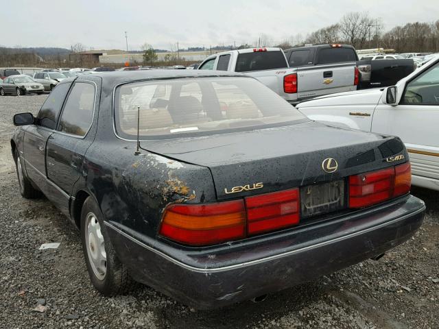 JT8UF11E4R0195970 - 1994 LEXUS LS 400 GRAY photo 3