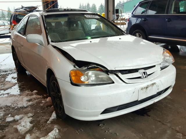 1HGEM22973L013527 - 2003 HONDA CIVIC EX WHITE photo 1