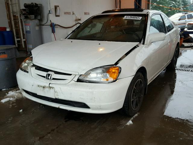 1HGEM22973L013527 - 2003 HONDA CIVIC EX WHITE photo 2