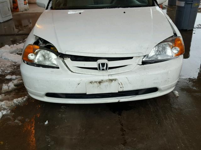 1HGEM22973L013527 - 2003 HONDA CIVIC EX WHITE photo 9