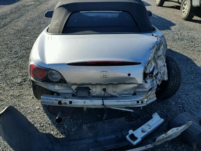 JHMAP11482T008774 - 2002 HONDA S2000 SILVER photo 6