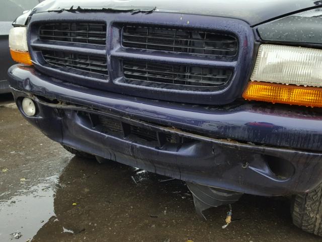 1B4HS28Y4WF149730 - 1998 DODGE DURANGO PURPLE photo 9