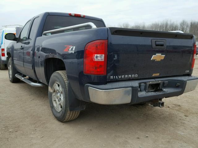 2GCEK19J071585467 - 2007 CHEVROLET SILVERADO BLUE photo 3