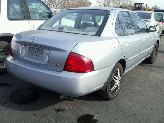 3N1CB51D04L479697 - 2004 NISSAN SENTRA 1.8 SILVER photo 4