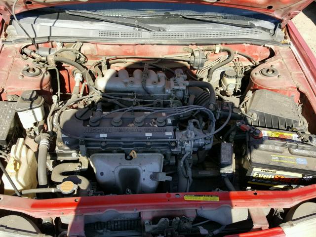 1N4AB42D9TC528053 - 1996 NISSAN 200SX BASE RED photo 7