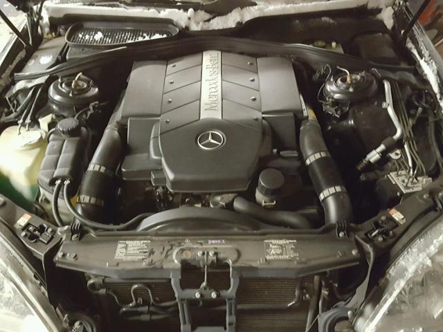 WDBNG84J44A395396 - 2004 MERCEDES-BENZ S 500 4MAT BLACK photo 7