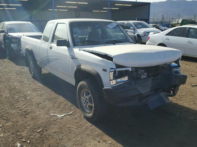 1B7GG23Y1TS611106 - 1996 DODGE DAKOTA WHITE photo 1