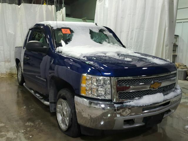 1GCRKSE70DZ133278 - 2013 CHEVROLET SILVERADO BLUE photo 1