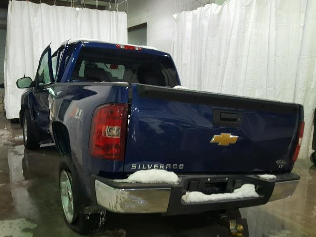 1GCRKSE70DZ133278 - 2013 CHEVROLET SILVERADO BLUE photo 3