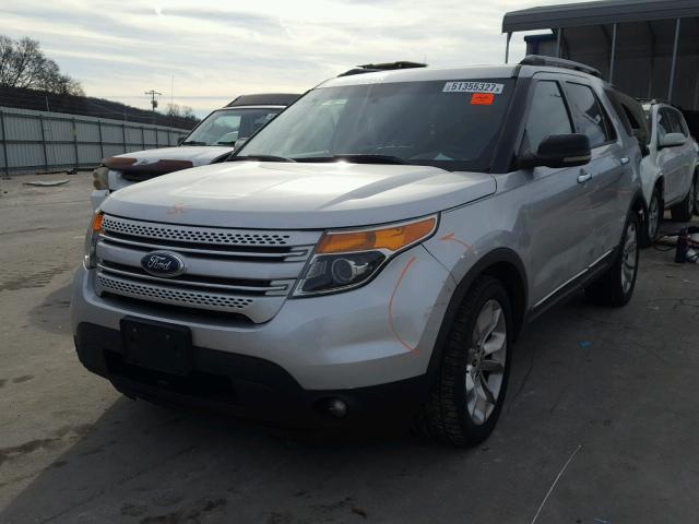 1FMHK7D8XBGA78653 - 2011 FORD EXPLORER X SILVER photo 2