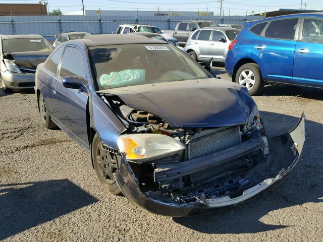 1HGEM21913L000709 - 2003 HONDA CIVIC EX BLUE photo 1