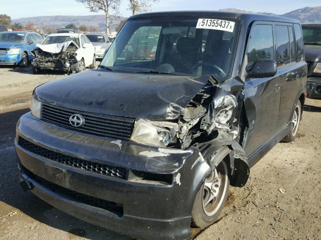 JTLKT324464037849 - 2006 SCION XB BLACK photo 2