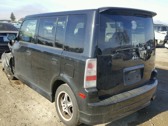 JTLKT324464037849 - 2006 SCION XB BLACK photo 3