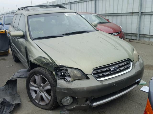 4S4BP86C254352609 - 2005 SUBARU LEGACY OUT GREEN photo 1