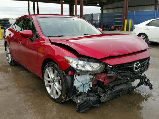 JM1GJ1V56F1191321 - 2015 MAZDA 6 TOURING RED photo 1