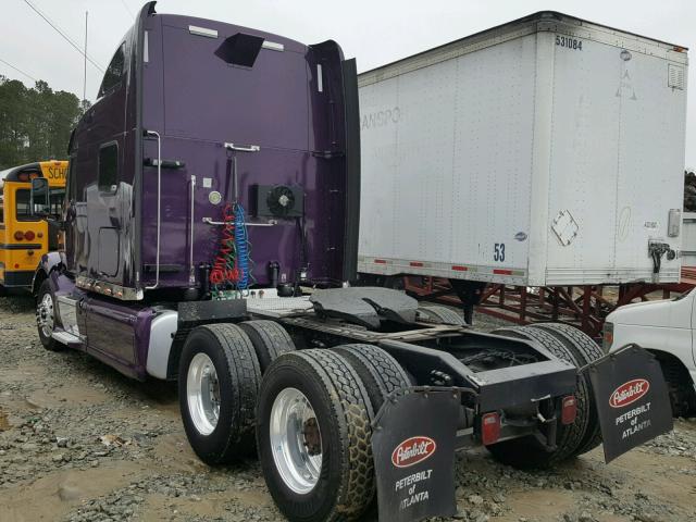 1XP4D49X2CD123548 - 2012 PETERBILT 587 PURPLE photo 3