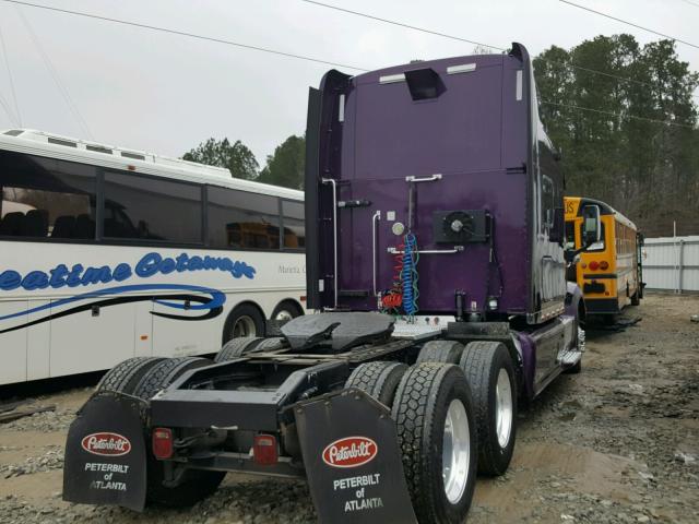 1XP4D49X2CD123548 - 2012 PETERBILT 587 PURPLE photo 4