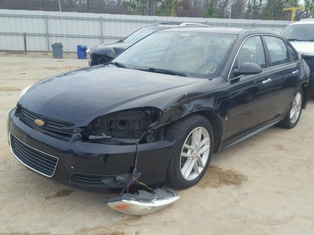 2G1WU57M291324369 - 2009 CHEVROLET IMPALA LTZ BLACK photo 2